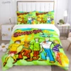 Cartoon Dog Doo Kawaii Duvet Cover Comforter Bedding set Soft Quilt Cover and Pillowcases for Teens 14 - Scooby Doo Merch