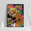 S Scooby Cartoon D Doo Anime Posters Sticky Decoracion Painting Wall Art White Kraft Paper Wall - Scooby Doo Merch