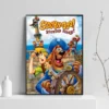 S Scooby Cartoon D Doo Anime Posters Sticky Decoracion Painting Wall Art White Kraft Paper Wall 2 - Scooby Doo Merch