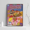 S Scooby Cartoon D Doo Anime Posters Sticky Decoracion Painting Wall Art White Kraft Paper Wall 9 - Scooby Doo Merch