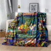 SScoobyy Four Seasons Blanket Sofa Cover Travel Bed Plush Blanket Lightweight Flannel Blanket Blankets for Beds 1 - Scooby Doo Merch