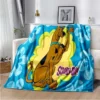 SScoobyy Four Seasons Blanket Sofa Cover Travel Bed Plush Blanket Lightweight Flannel Blanket Blankets for Beds 10 - Scooby Doo Merch