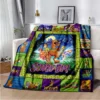 SScoobyy Four Seasons Blanket Sofa Cover Travel Bed Plush Blanket Lightweight Flannel Blanket Blankets for Beds - Scooby Doo Merch