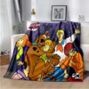 SScoobyy Four Seasons Blanket Sofa Cover Travel Bed Plush Blanket Lightweight Flannel Blanket Blankets for Beds 11 - Scooby Doo Merch