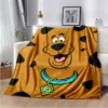 SScoobyy Four Seasons Blanket Sofa Cover Travel Bed Plush Blanket Lightweight Flannel Blanket Blankets for Beds 23 - Scooby Doo Merch