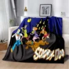 SScoobyy Four Seasons Blanket Sofa Cover Travel Bed Plush Blanket Lightweight Flannel Blanket Blankets for Beds 5 - Scooby Doo Merch