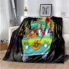 SScoobyy Four Seasons Blanket Sofa Cover Travel Bed Plush Blanket Lightweight Flannel Blanket Blankets for Beds 6 - Scooby Doo Merch