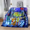 SScoobyy Four Seasons Blanket Sofa Cover Travel Bed Plush Blanket Lightweight Flannel Blanket Blankets for Beds 7 - Scooby Doo Merch