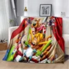 SScoobyy Four Seasons Blanket Sofa Cover Travel Bed Plush Blanket Lightweight Flannel Blanket Blankets for Beds 9 - Scooby Doo Merch