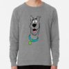 ssrcolightweight sweatshirtmensheather grey lightweight raglan sweatshirtfrontsquare productx1000 bgf8f8f8 - Scooby Doo Merch