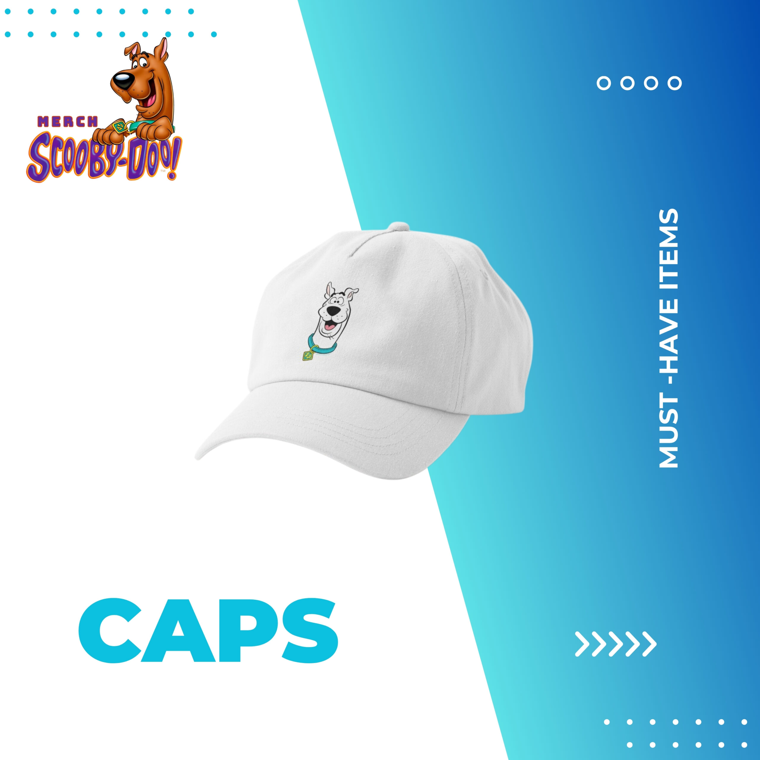 Scoob Doo Caps Collection scaled - Scooby Doo Merch