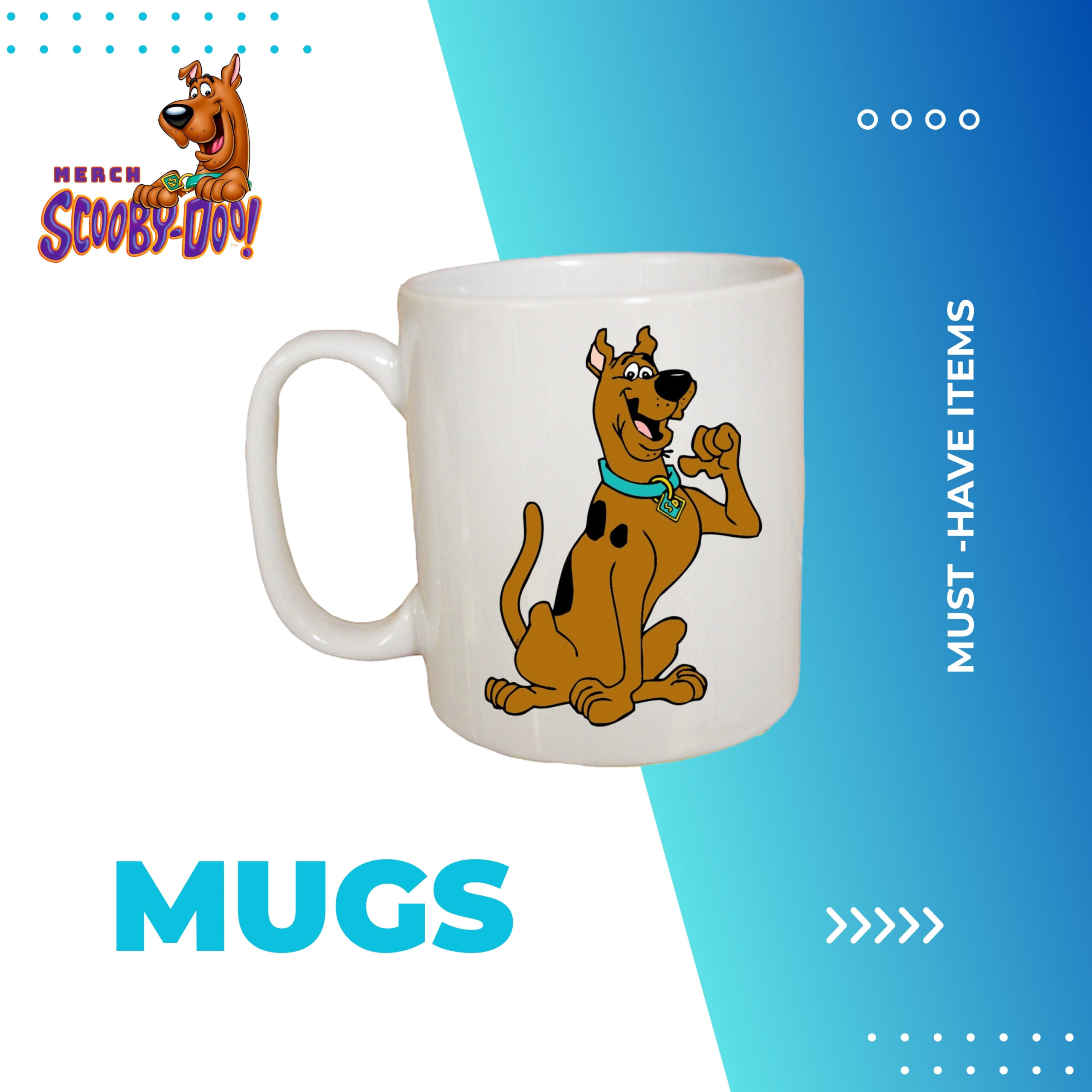 Scoob Doo Mugs Collection scaled - Scooby Doo Merch